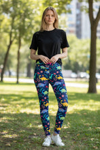 Load image into Gallery viewer, Dinosaur Leggings with Pockets