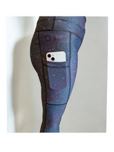 Load image into Gallery viewer, Colourful Love Hearts Pattern Printed Activewear Leggings & Bra matching Set