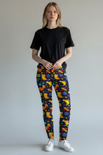 Load image into Gallery viewer, Space Dinosaur Leggings with Pockets