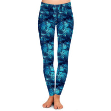 Load image into Gallery viewer, Blue Dream Swirl Leggings with Pockets
