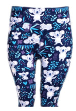 Load image into Gallery viewer, Children's Blue Cute Koala Bear Leggings
