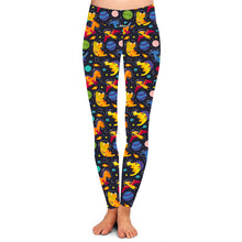 Load image into Gallery viewer, Space Dinosaur Leggings with Pockets