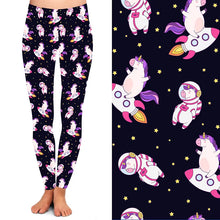 Load image into Gallery viewer, Space Unicorn Leggings with pockets
