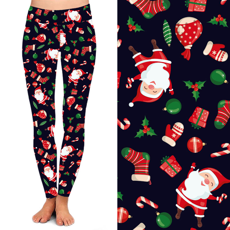 Christmas Santa Leggings