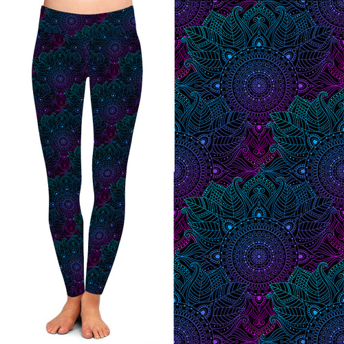 Multicolour Mermaid Leggings – Moonarama