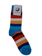 Mens Colourful Stripe Socks - 1 Pair