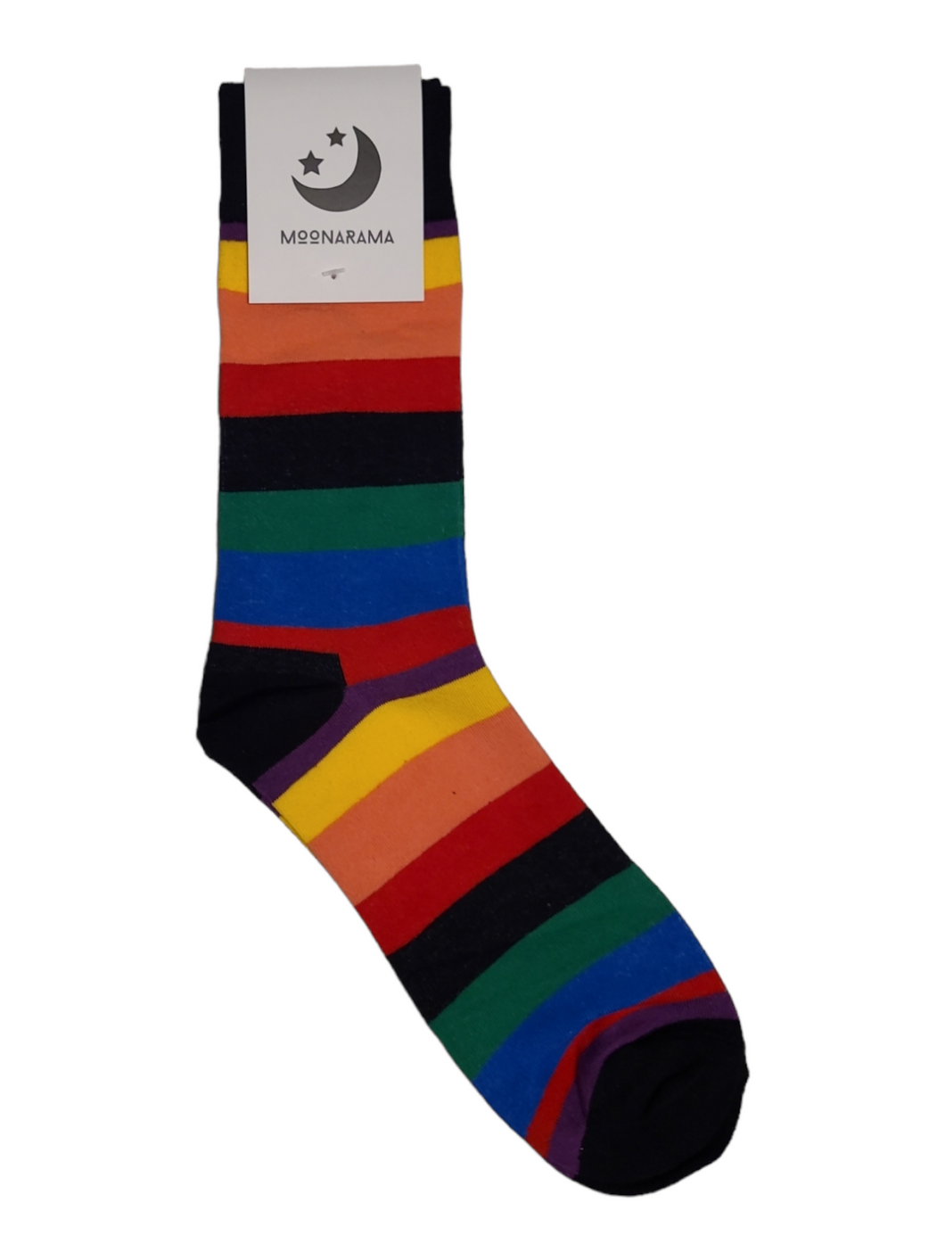 Mens Darker Colourful Stripe Socks - 1 Pair