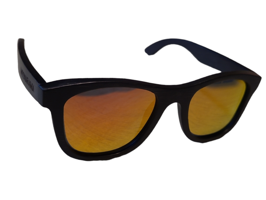 Bamboo Sustainable Black Polarized Sunglasses