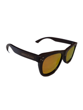 Load image into Gallery viewer, Bamboo Sustainable Dark Brown Polarized Sunglasses
