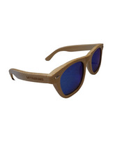 Load image into Gallery viewer, Bamboo Sustainable Light Brown Polarized Sunglasses
