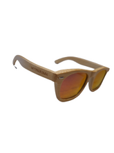 Load image into Gallery viewer, Bamboo Sustainable Light Brown Polarized Sunglasses
