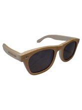 Load image into Gallery viewer, Bamboo Sustainable Light Brown Polarized Sunglasses
