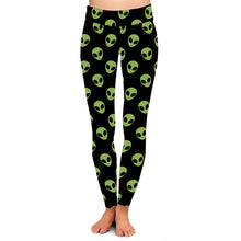 Load image into Gallery viewer, Childrens Alien Head Leggings
