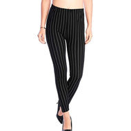 Black & White Pin Stripe Leggings