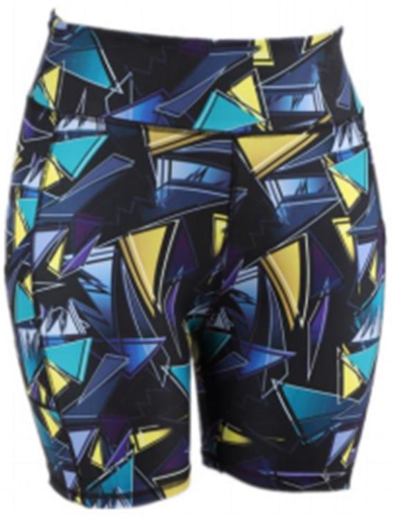 Blue Triangle Shorts - With Pockets – Moonarama