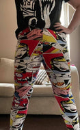 Super Hero Comic Strip Leggings