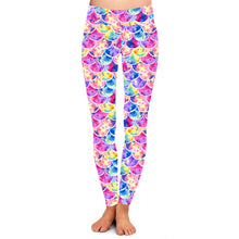 Load image into Gallery viewer, Children&#39;s Pink Mermaid Leggings
