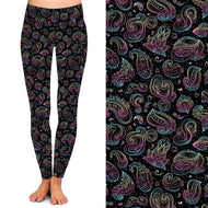 Paisley Pattern Leggings