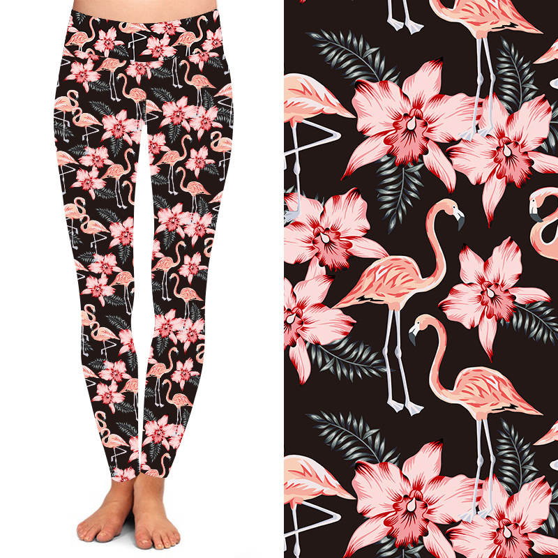 Pink Flamingo Animal Leggings