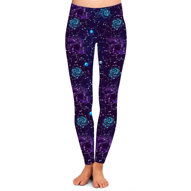 Colorful Galaxy Yoga Pants, Galaxy Leggings, Space Leggings, High Waist  Leggings, Aurora Space Universe Outer Space Stars Print Yoga -  Canada